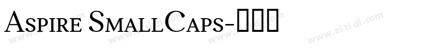 Aspire SmallCaps字体转换 Aspire SmallCaps字体转换